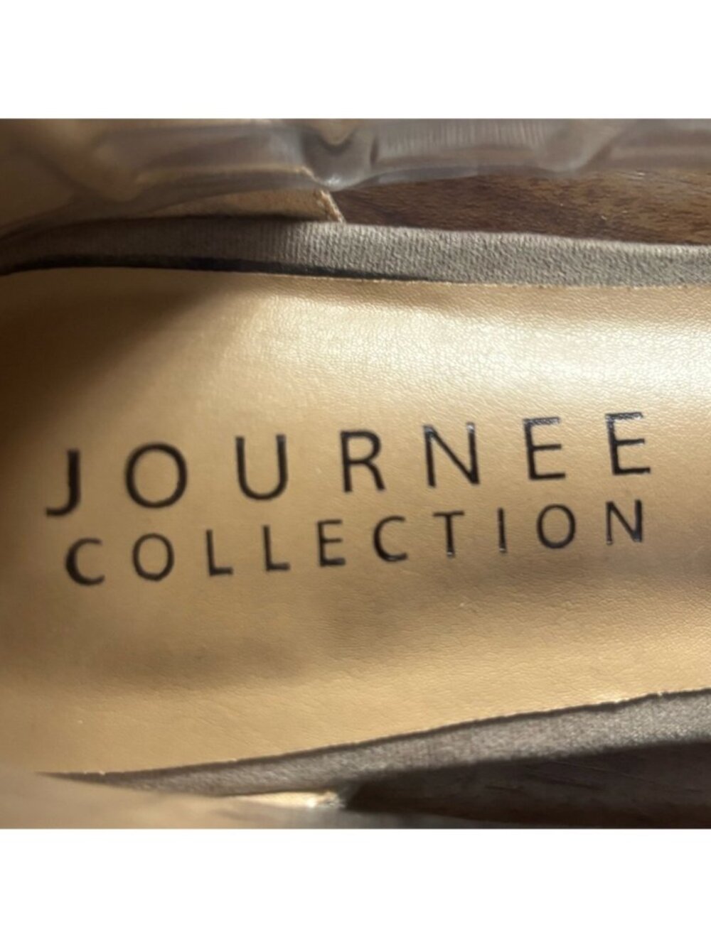 JC Journey Collection Marlee SZ 11 Women’s Flats Gray Ankle Strap Shoes 1026 - Picture 2 of 5